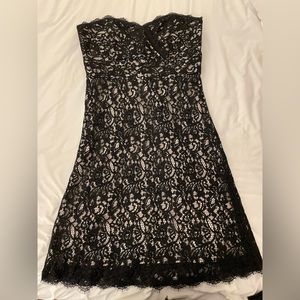 White House Black Market strapless dress